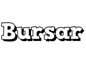 Bursar snowing logo