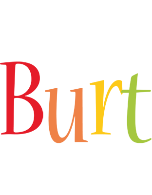 Burt birthday logo