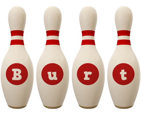 Burt bowling-pin logo