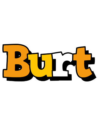Burt cartoon logo