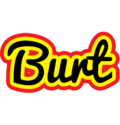 Burt flaming logo