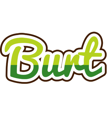 Burt golfing logo