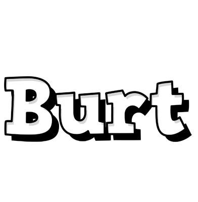 Burt snowing logo