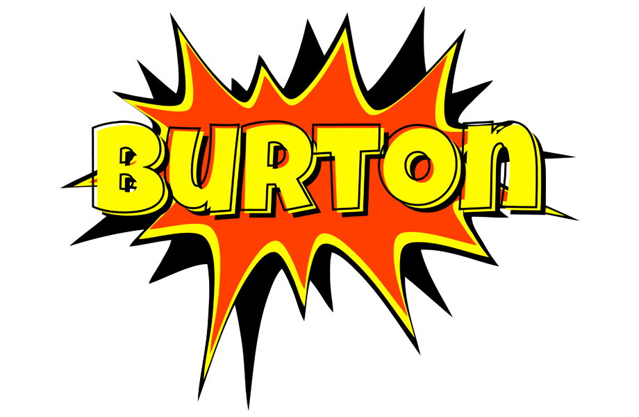 Burton bazinga logo