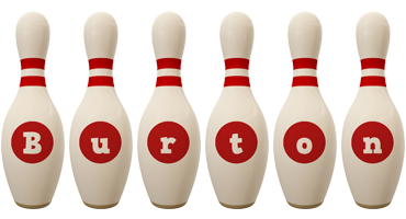 Burton bowling-pin logo