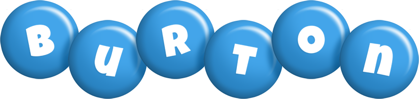 Burton candy-blue logo
