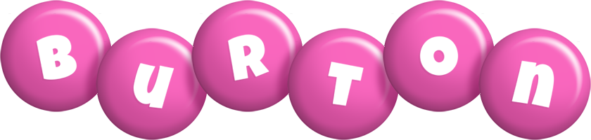 Burton candy-pink logo