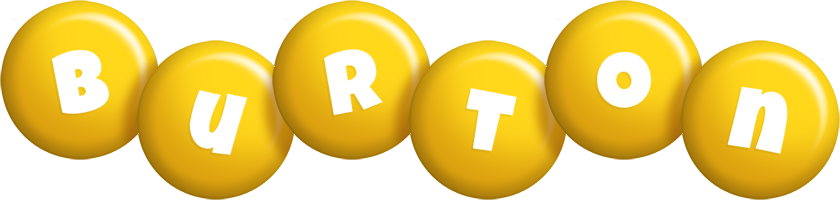 Burton candy-yellow logo