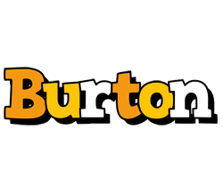 Burton cartoon logo