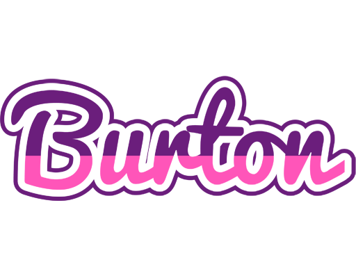 Burton cheerful logo