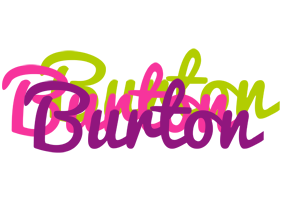 Burton flowers logo