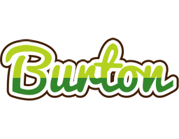 Burton golfing logo