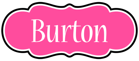 Burton invitation logo