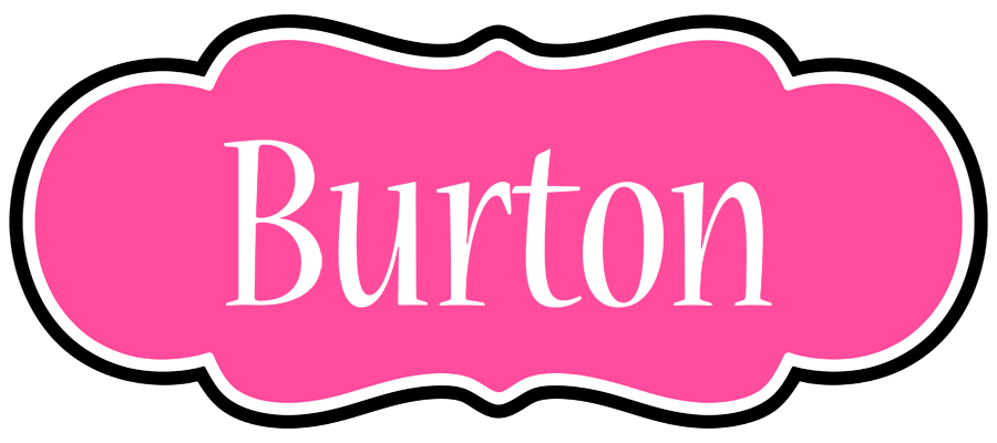 Burton invitation logo