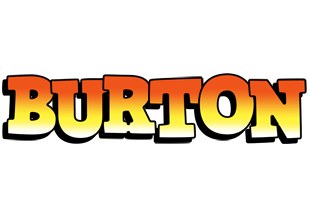 Burton sunset logo