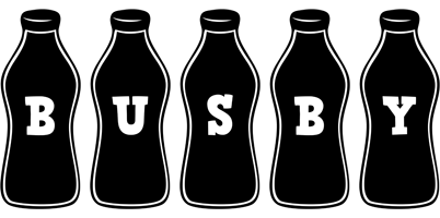 Busby bottle logo