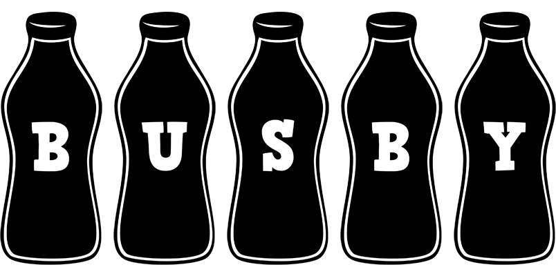 Busby bottle logo
