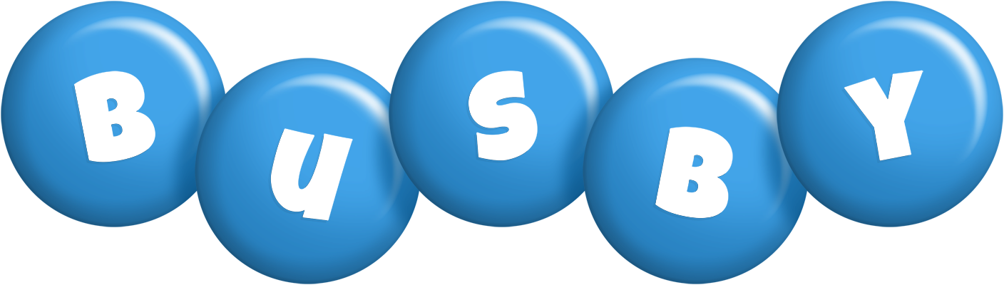 Busby candy-blue logo