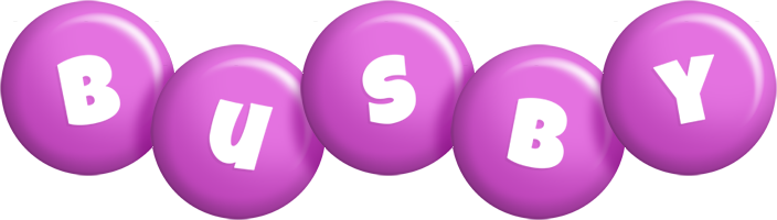 Busby candy-purple logo