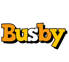 Busby cartoon logo