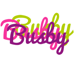 Busby flowers logo