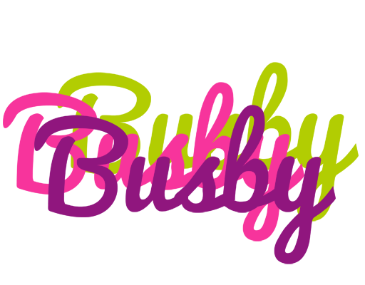Busby flowers logo