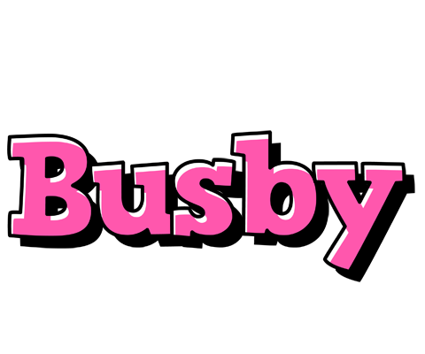 Busby girlish logo