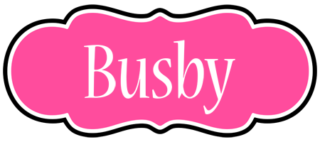 Busby invitation logo