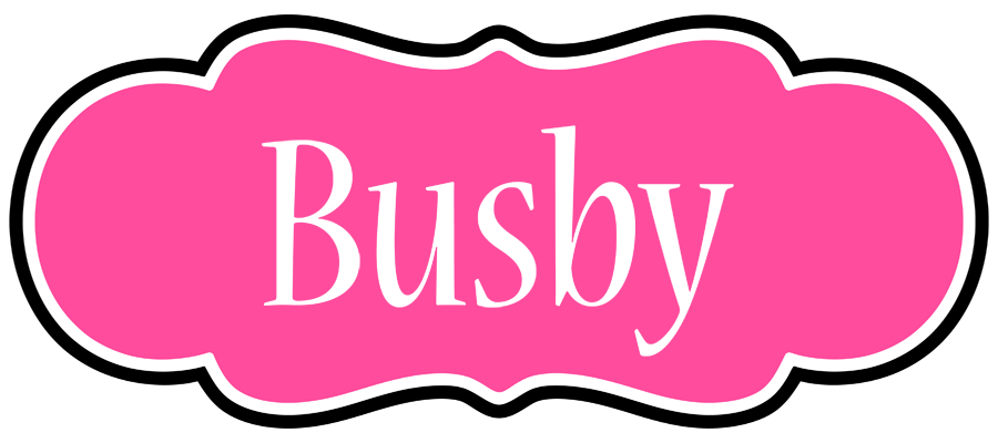 Busby invitation logo