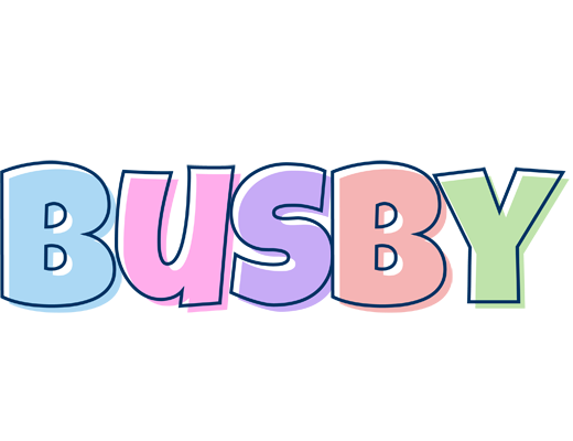 Busby pastel logo