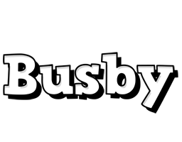 Busby snowing logo