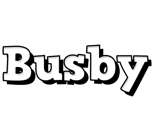Busby snowing logo