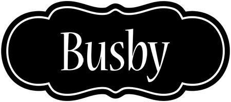 Busby welcome logo