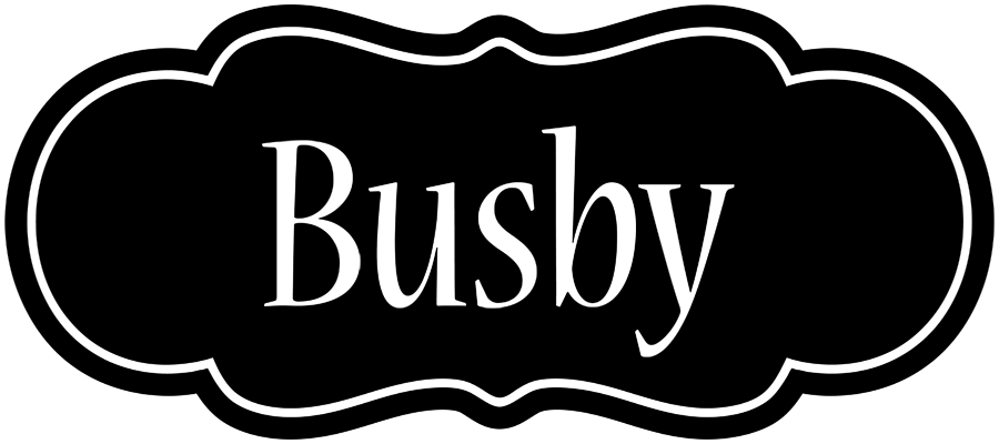 Busby welcome logo