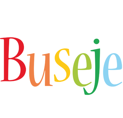 Buseje birthday logo