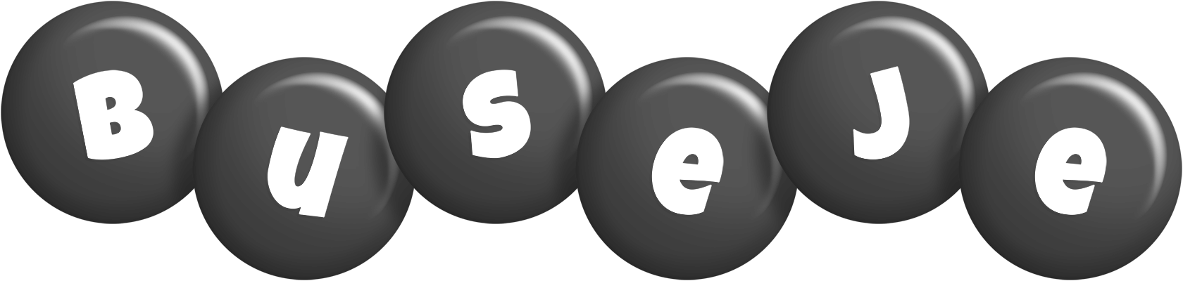 Buseje candy-black logo