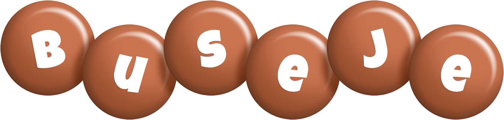 Buseje candy-brown logo
