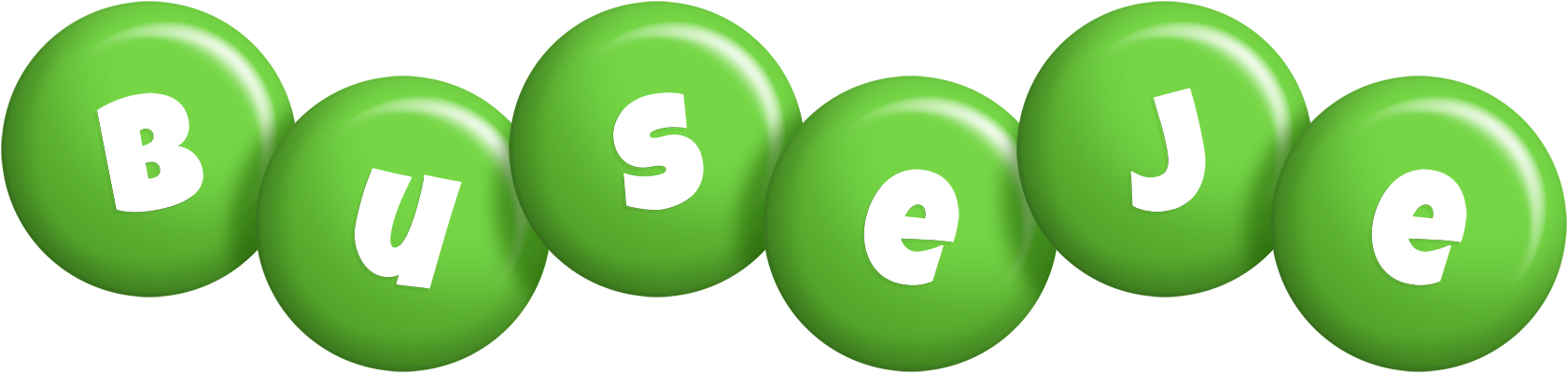 Buseje candy-green logo