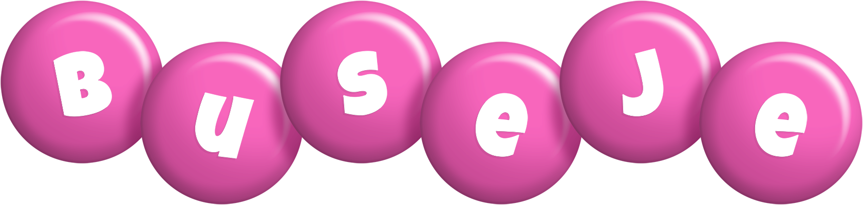 Buseje candy-pink logo