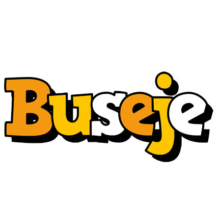 Buseje cartoon logo