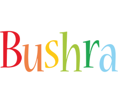 Bushra birthday logo