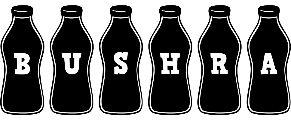 Bushra bottle logo