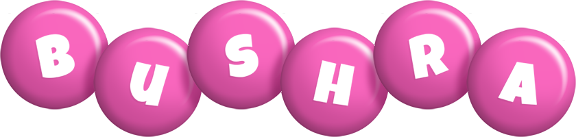 Bushra candy-pink logo