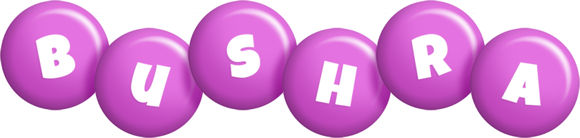Bushra candy-purple logo