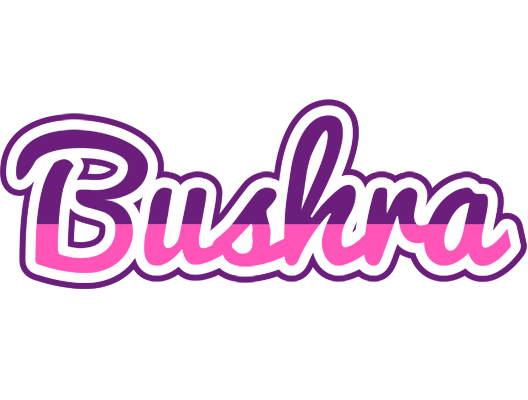 Bushra cheerful logo