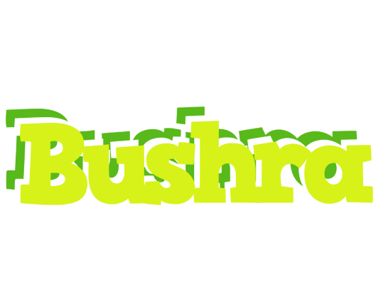 Bushra citrus logo