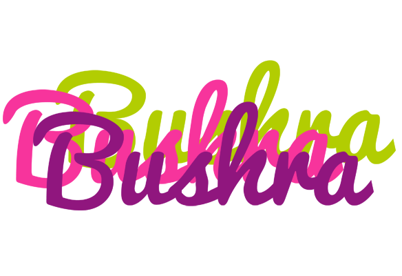 Bushra flowers logo