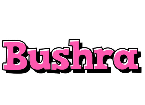 Bushra girlish logo