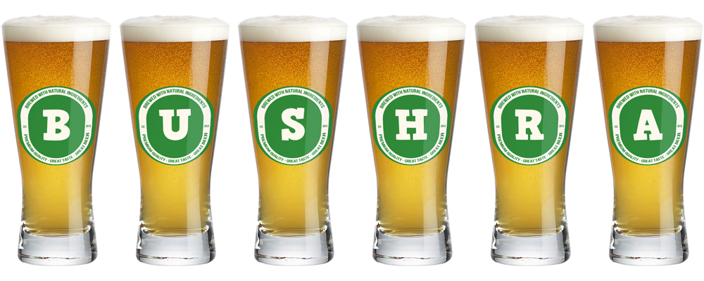 Bushra lager logo