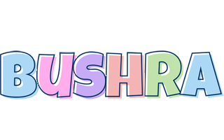 Bushra pastel logo